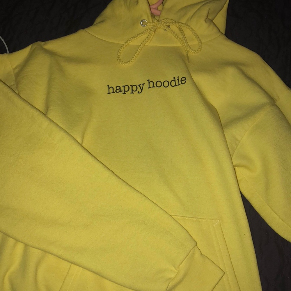 happy hoodie sweatshirt